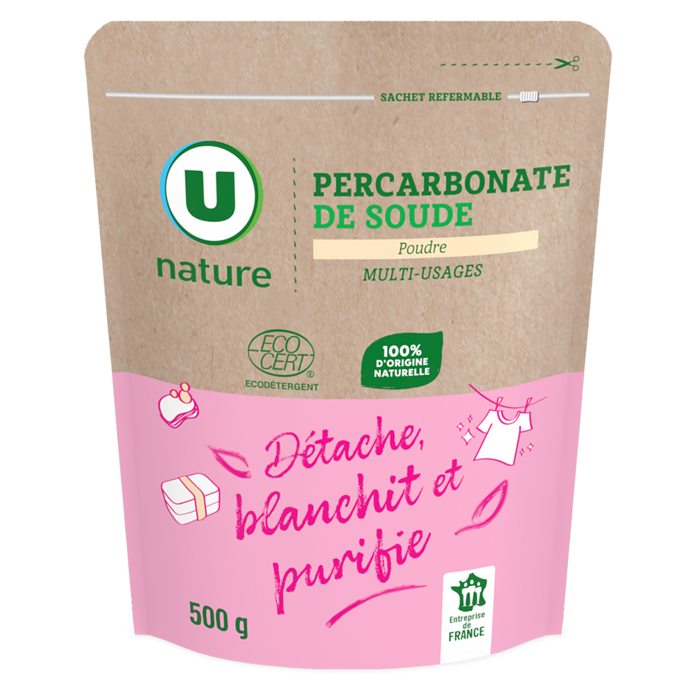 U NATURE Percabonate de soude sachet 500g