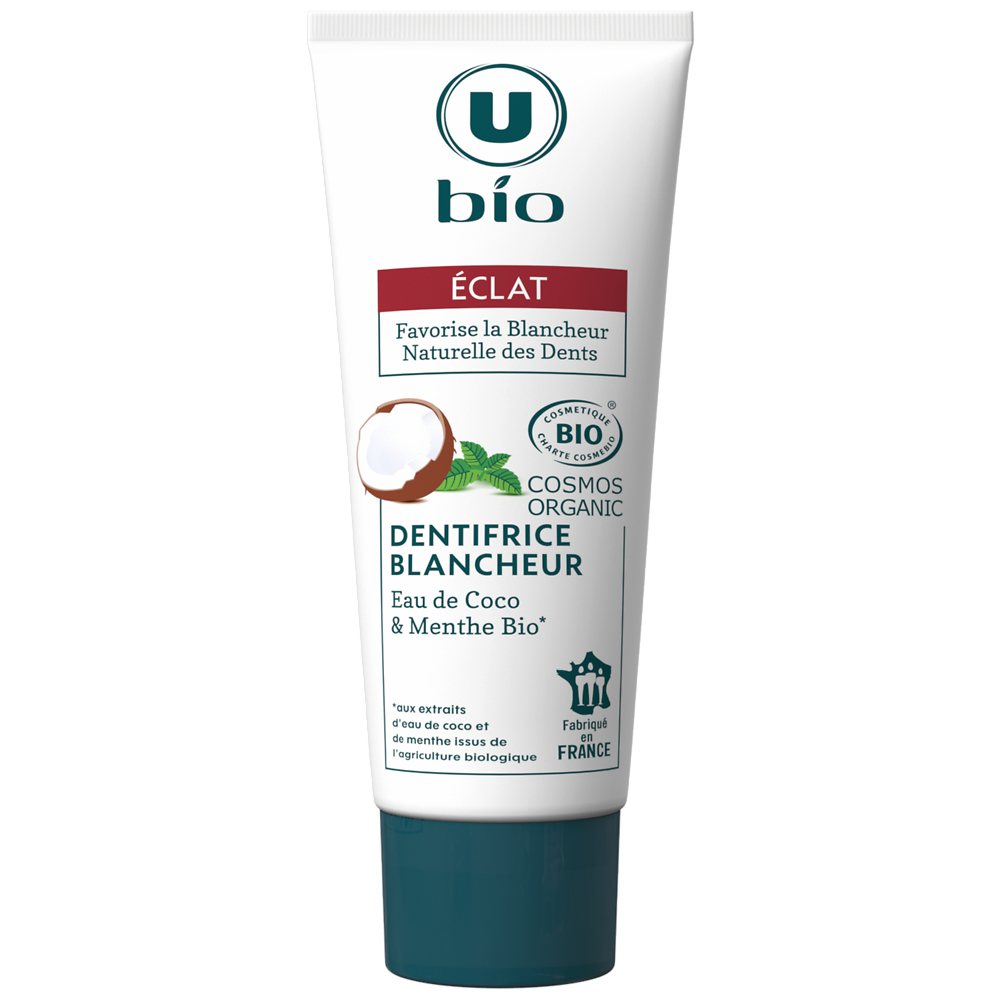 U BIO Dentifrice blancheur 75ml