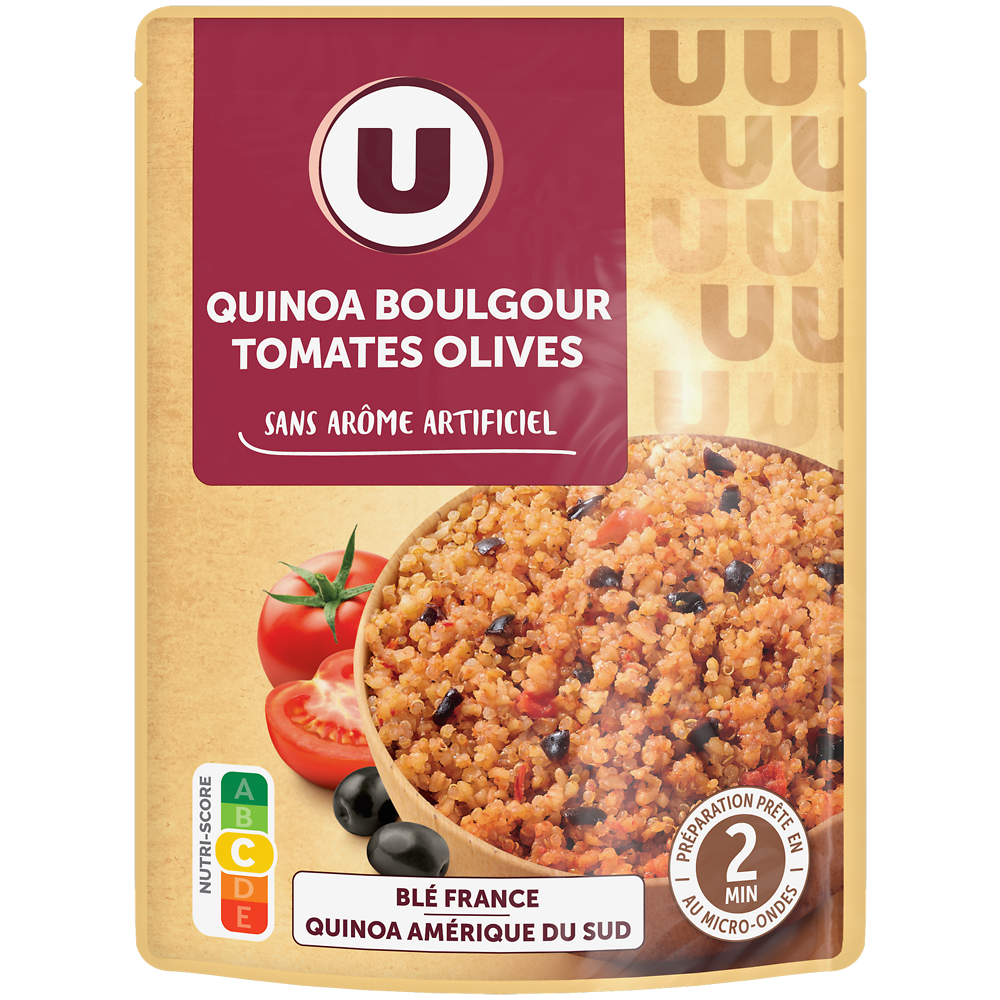 U Quinoa boulgour tomates olives st micro-ondable 2' 250g