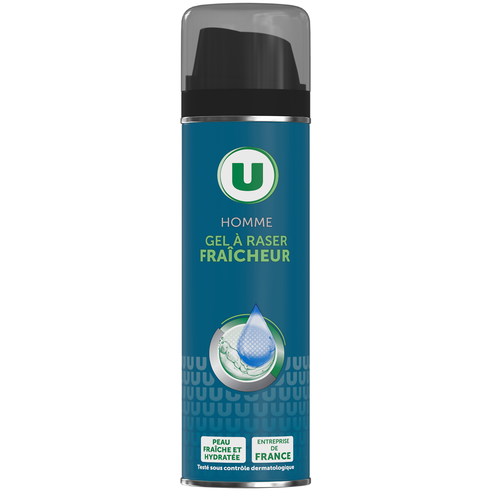 U Gel à raser homme fraîcheur atomiseur 200ml