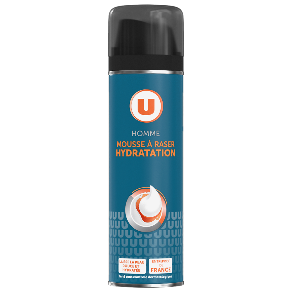 U Mousse à raser homme hydratante - Atomiseur 250ml