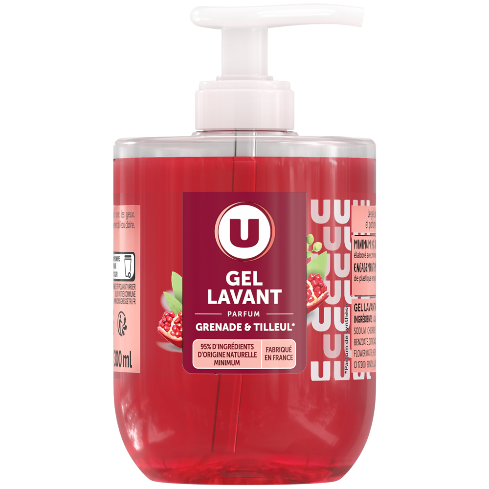 U Gel lavant grenade tilleul 300ml