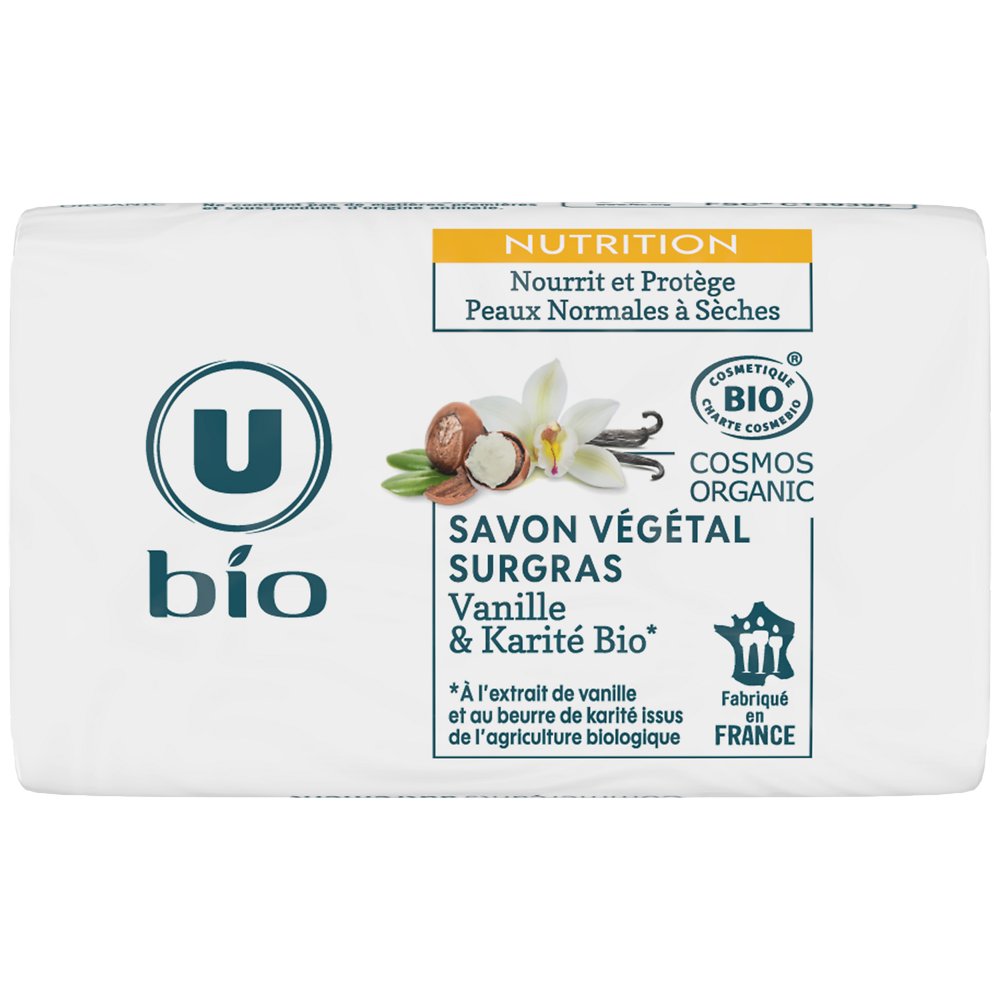 U BIO Savon vanille karité 100g