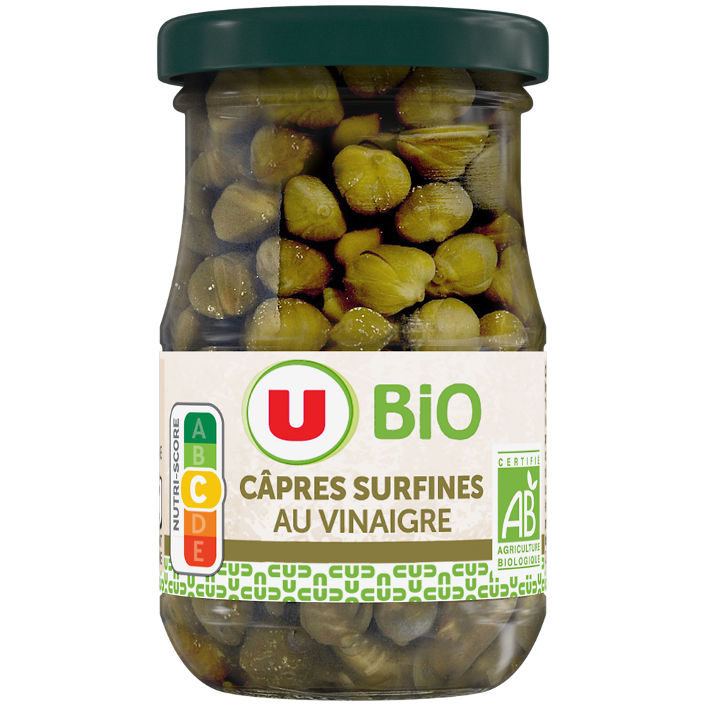 U BIO Capres au vinaigre  bocal 60g