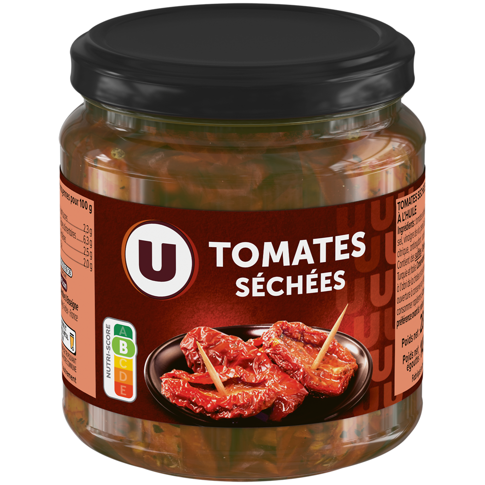 U Tomates séchées 165g