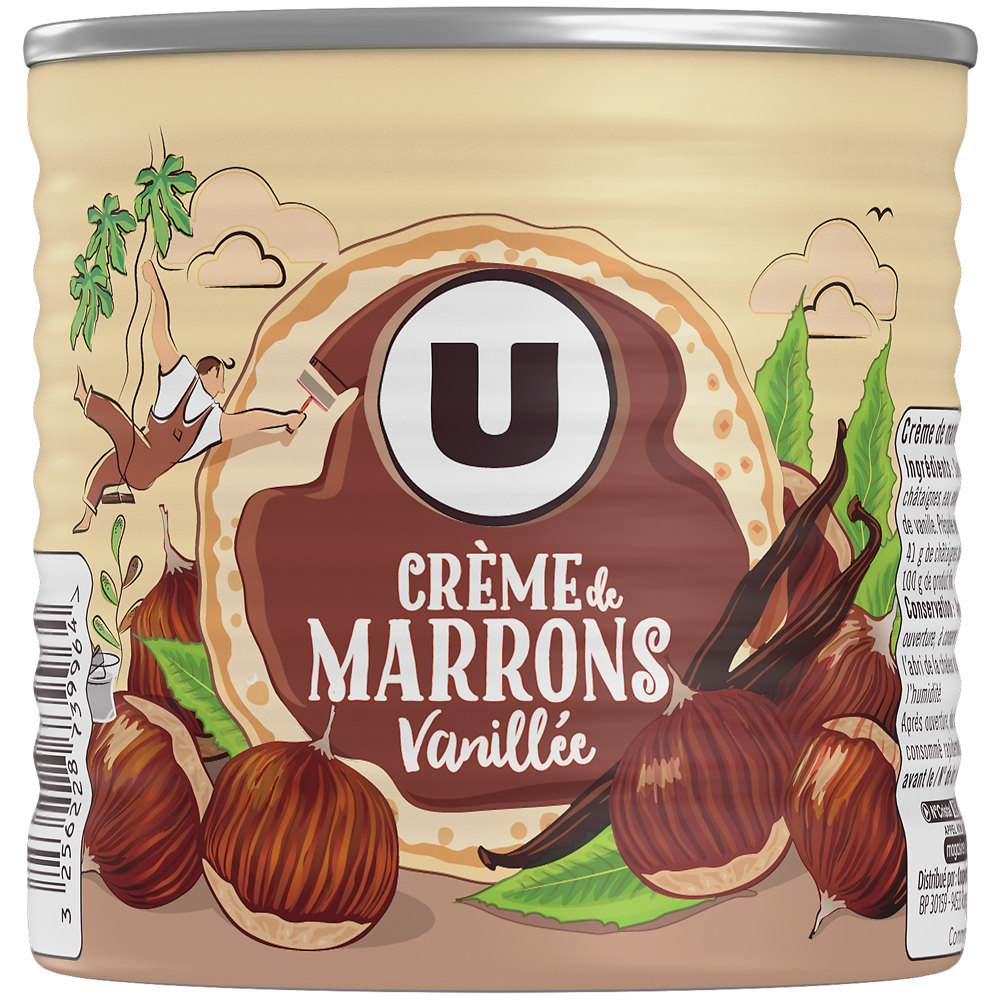 U Crème de marrons boîte 1/2 500g