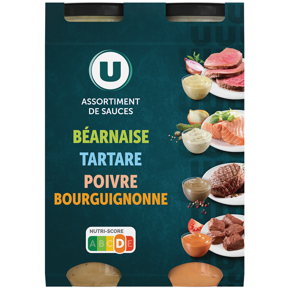 U Assortiment de 4 Sauces 342g