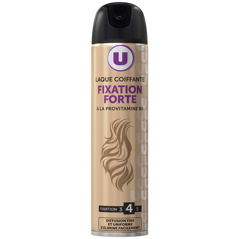 U Laque coiffante Fixation forte - Atomiseur 300ml