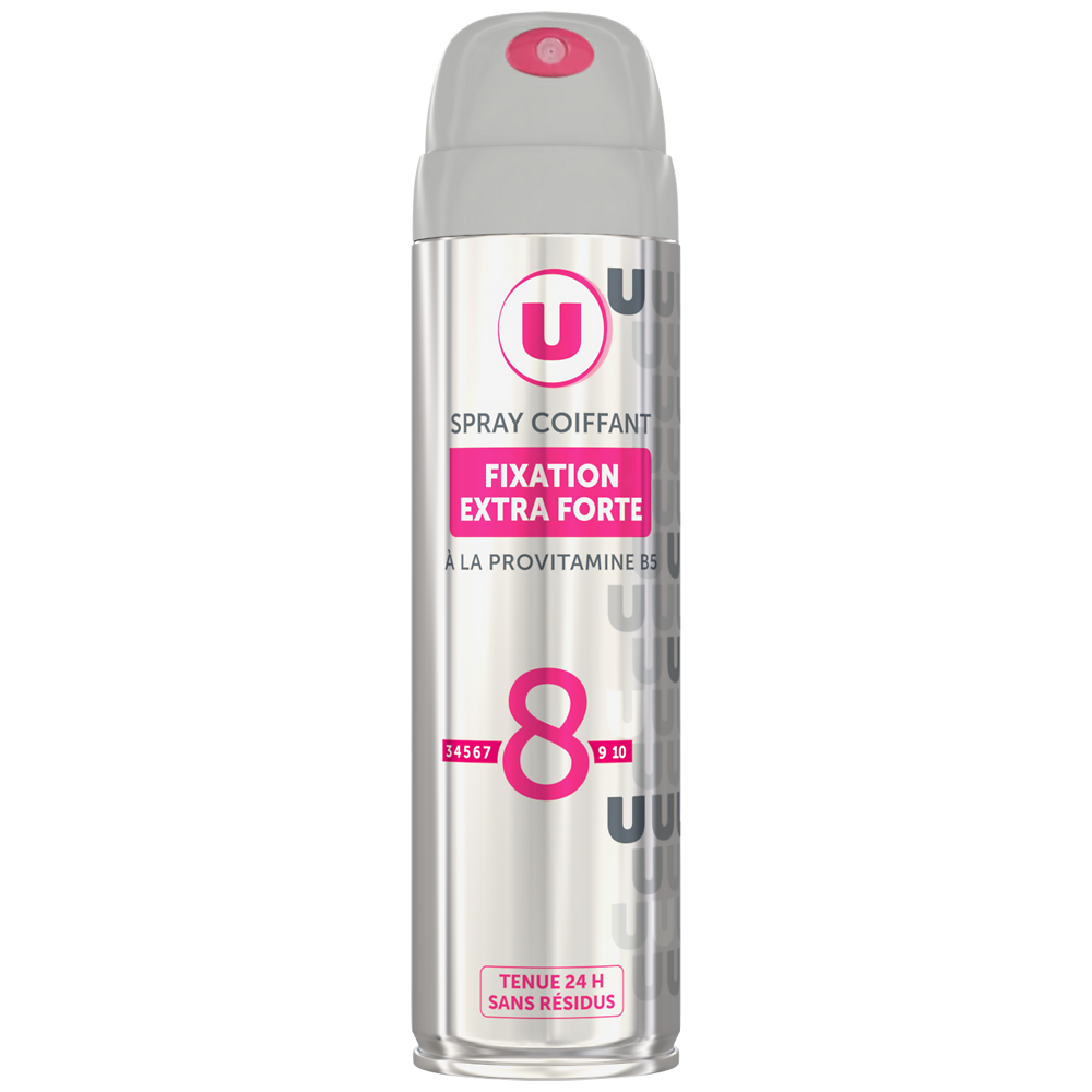 U Spray coiffant fixation extra forte - Bombe 250ml