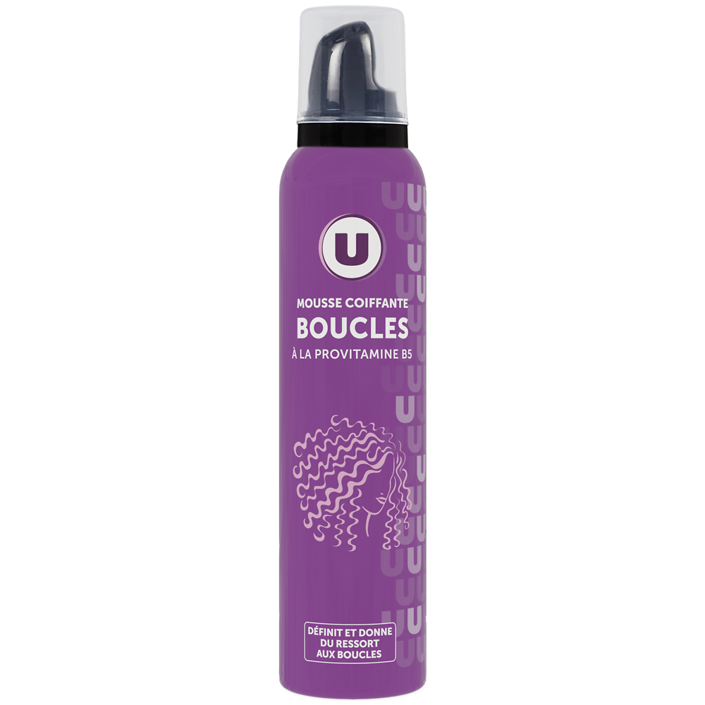 U Mousse coiffante boucles - Bombe 200ml