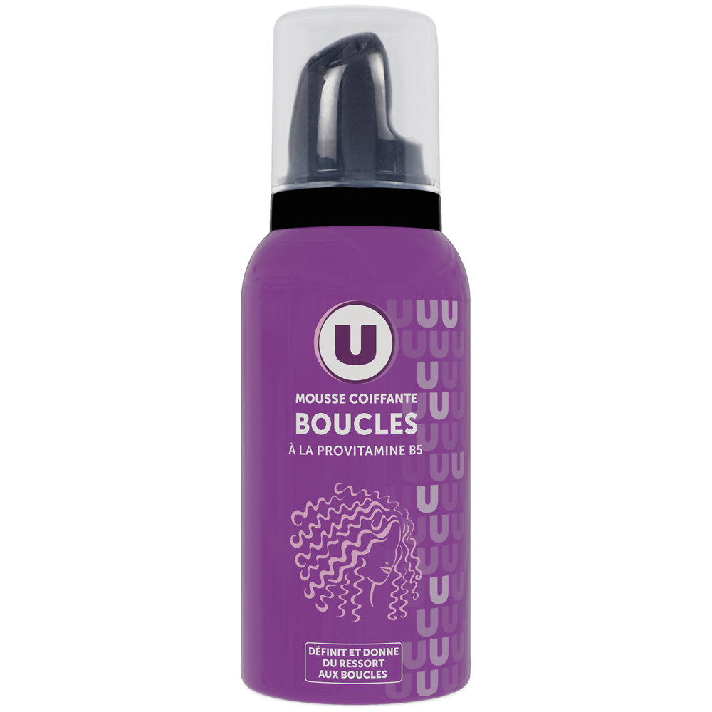 U Mousse coiffante boucles - 100ml