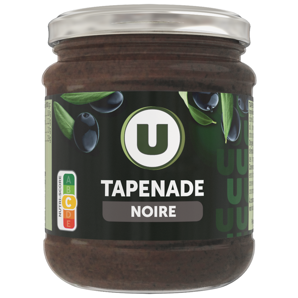 U Tapenade noire bocal 190g