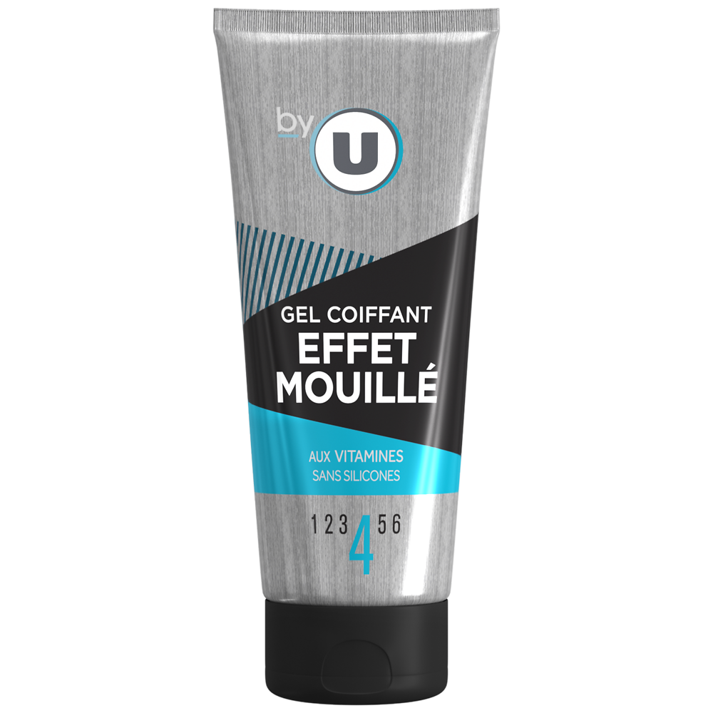 BY U Gel coiffant effet mouillé - Tube 200ml