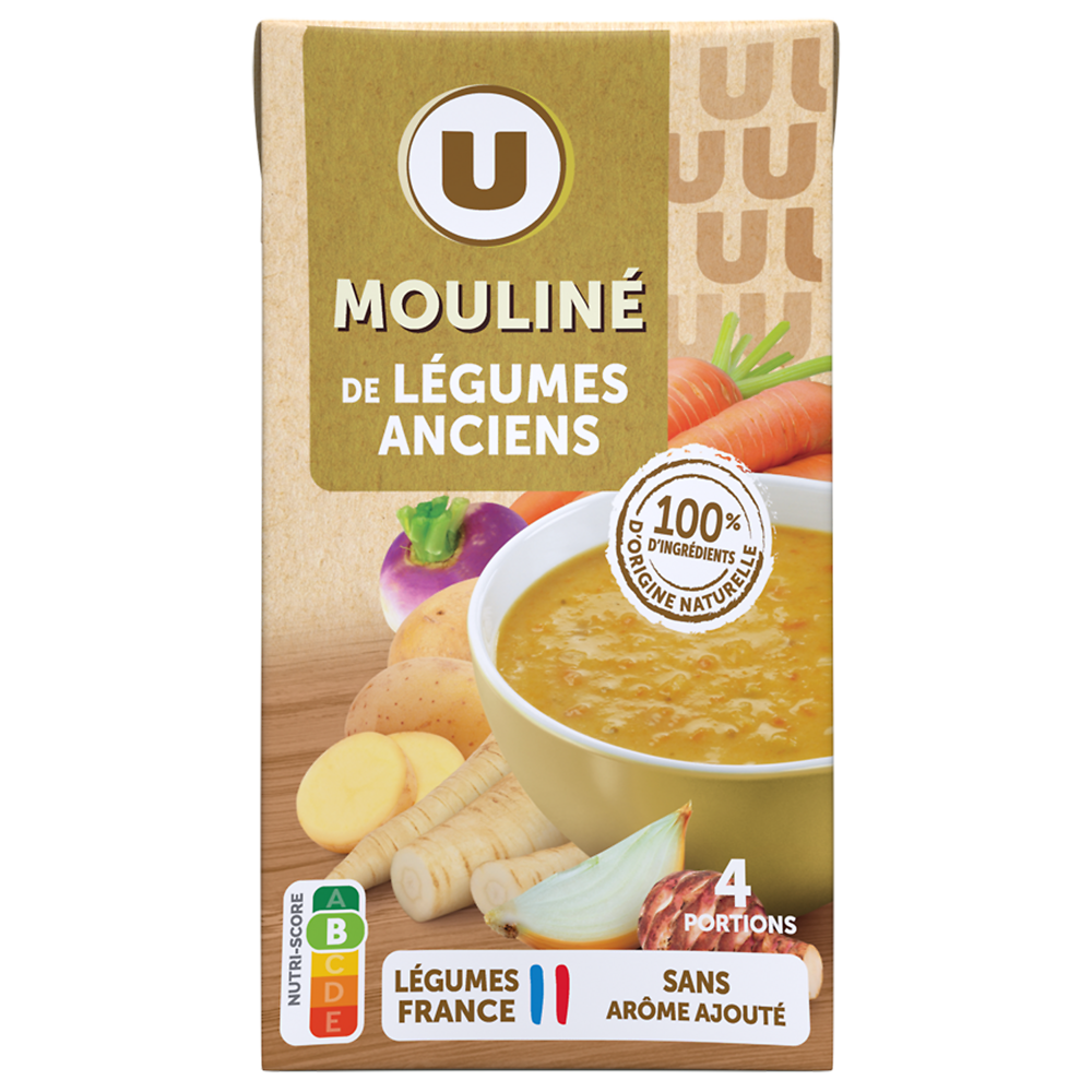 U Soupe Mouliné de légumes anciens 1 litre