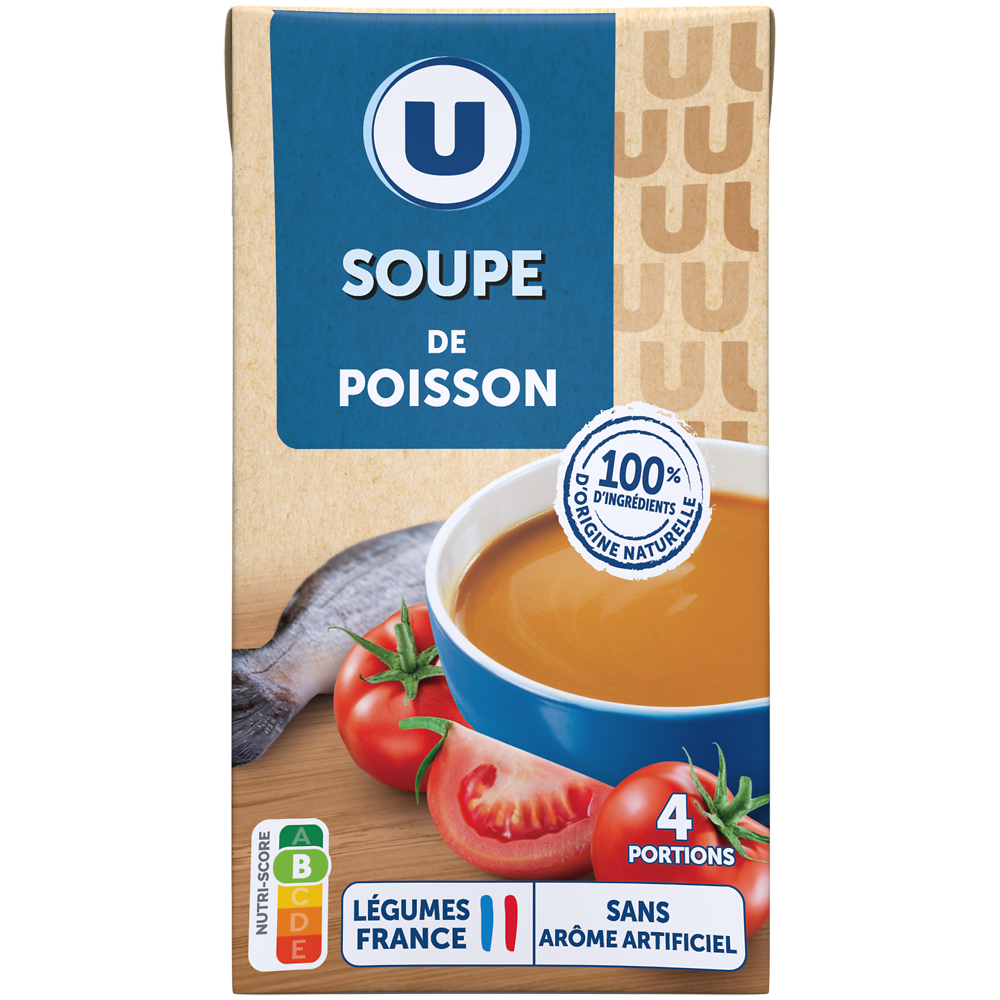 U Soupe de poisson brique 1L