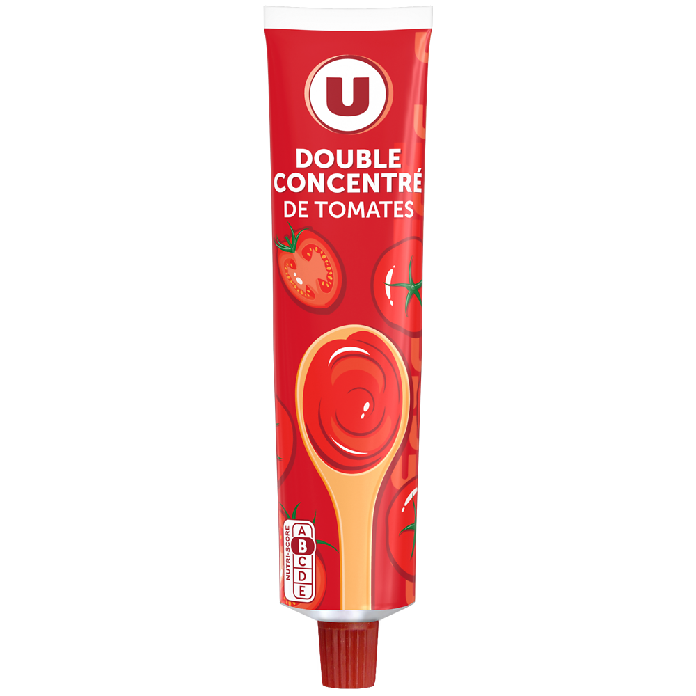 U Double concentré de tomates tube 150g