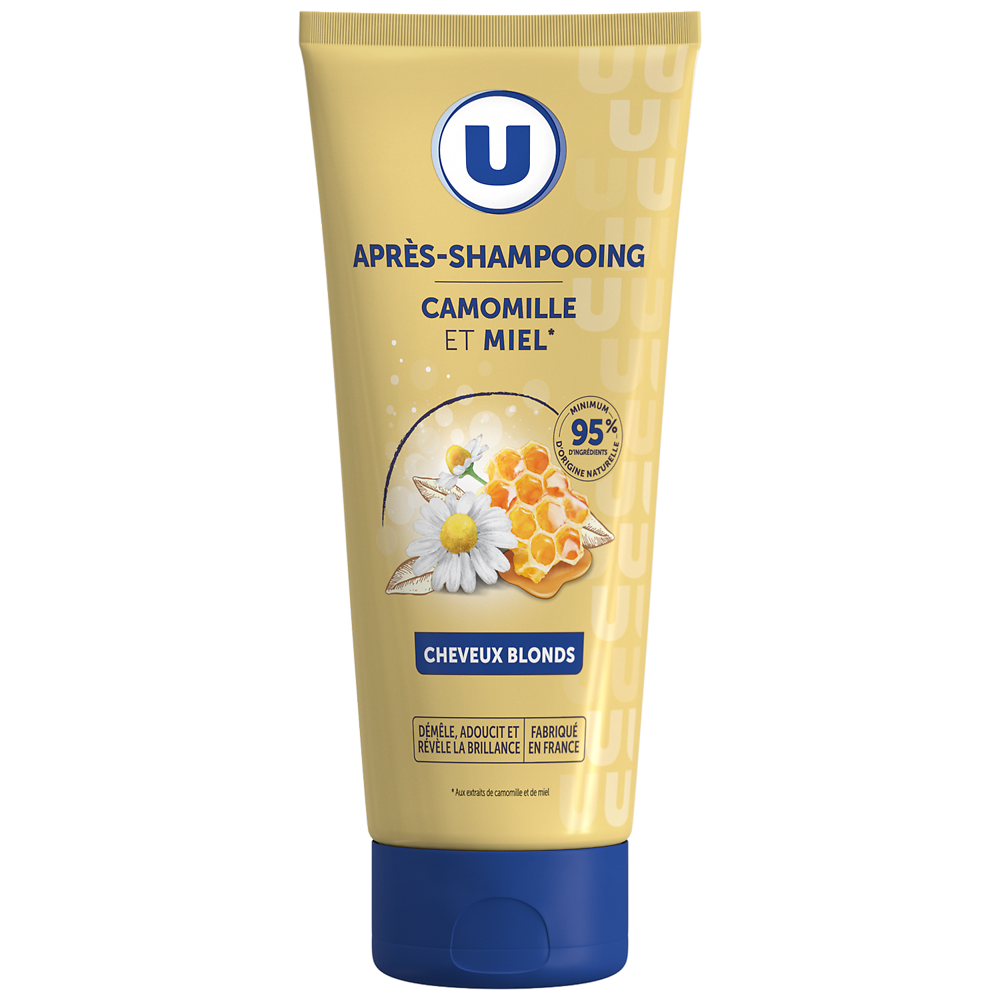 U Après-shampooing Cheveux blonds, camomille & miel - 200ml