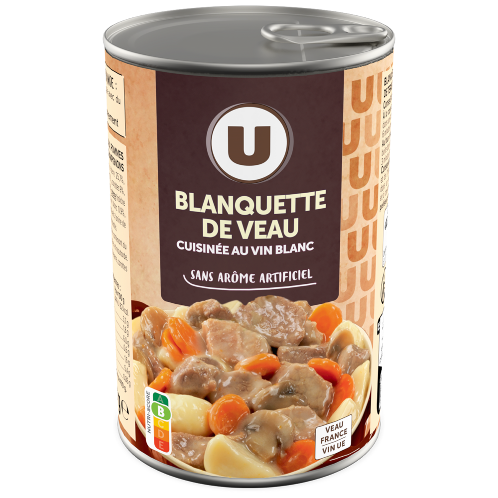 U Blanquette de veau - Boîte de 400g