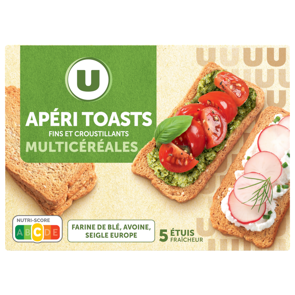 U Apéritoast Multicéréales 100g