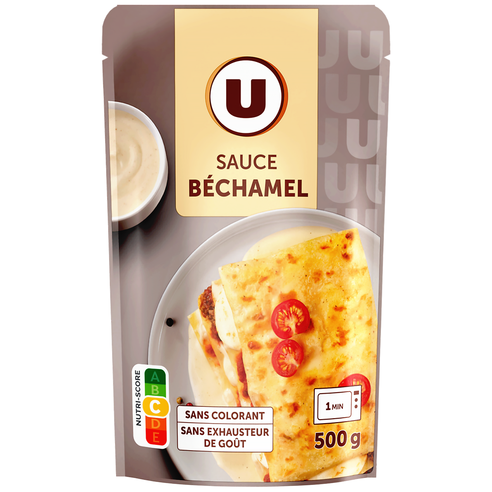 U Sauce béchamel doypack 500g