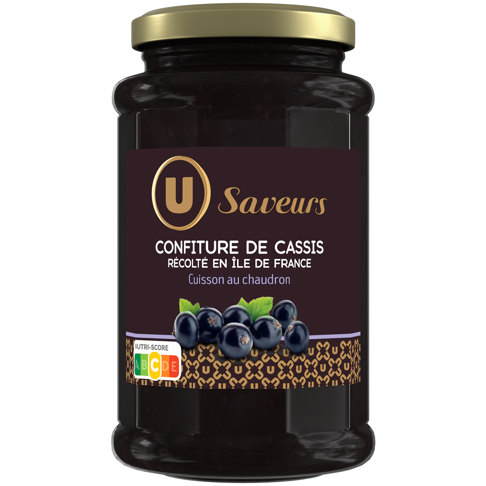 U SAVEURS Confiture de cassis - 315g