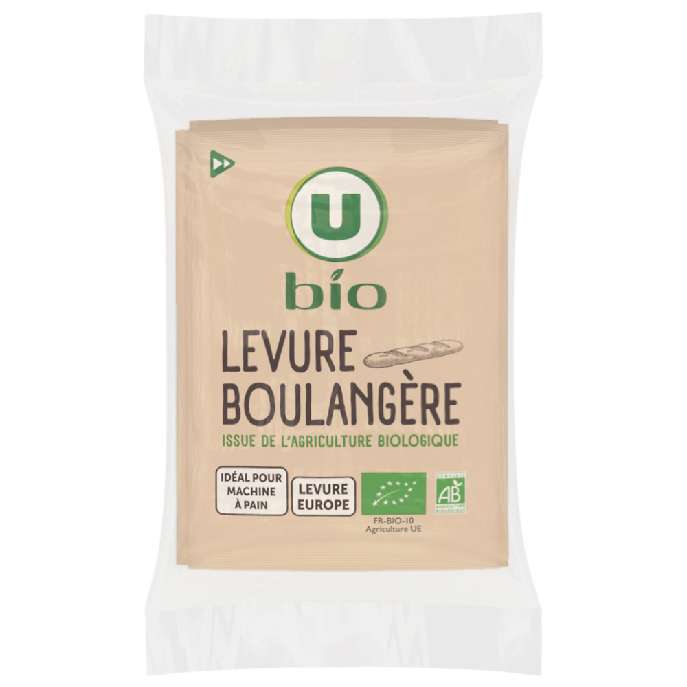 U BIO Levure boulangère, sachet 30g