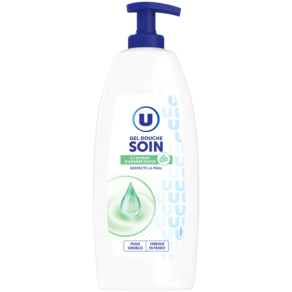 U Gel douche soin, 750ml