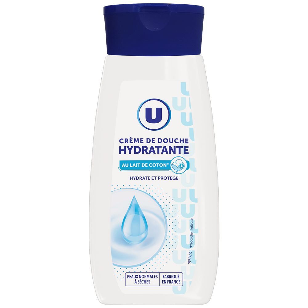 U Crème de douche hydratante, 250ml