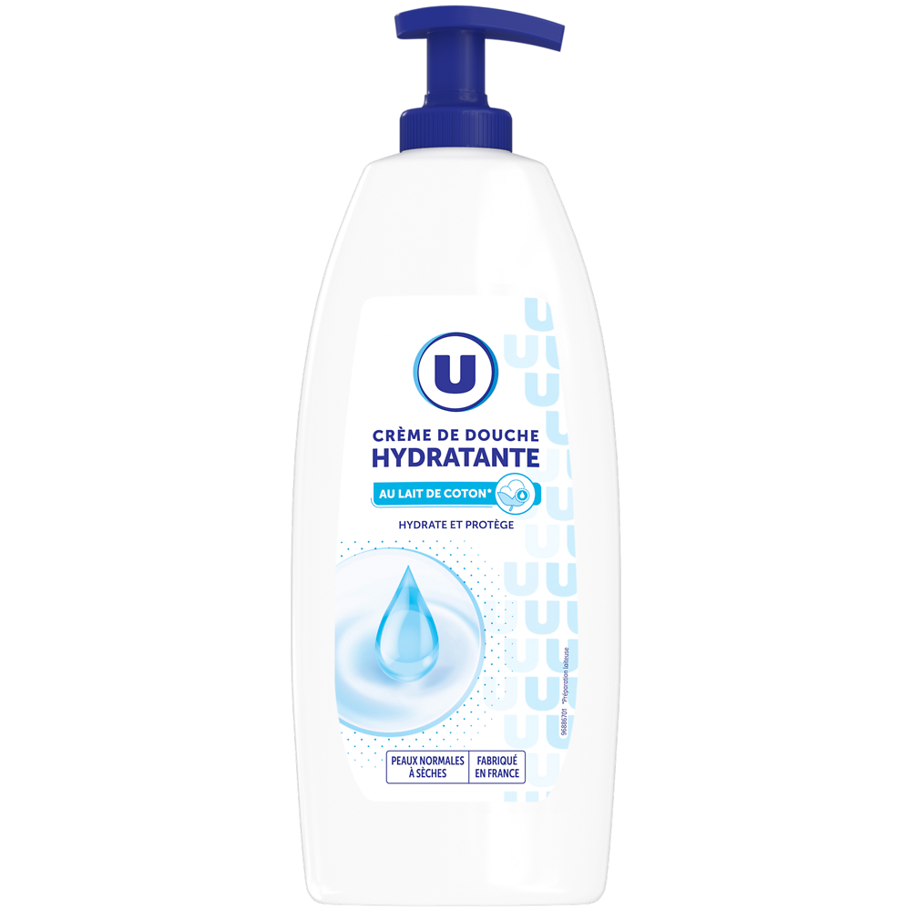 U Crème de douche hydratante, 750ml