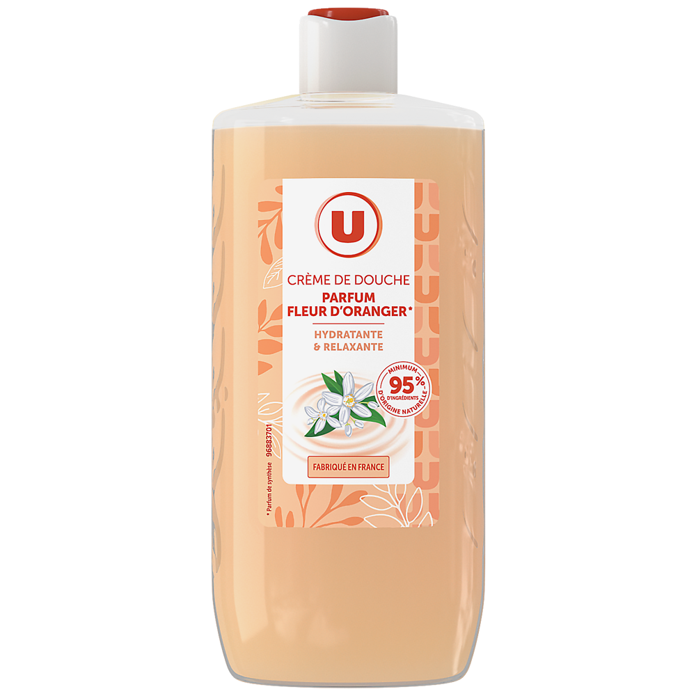 U Crème de douche fleur d'oranger, 250ml