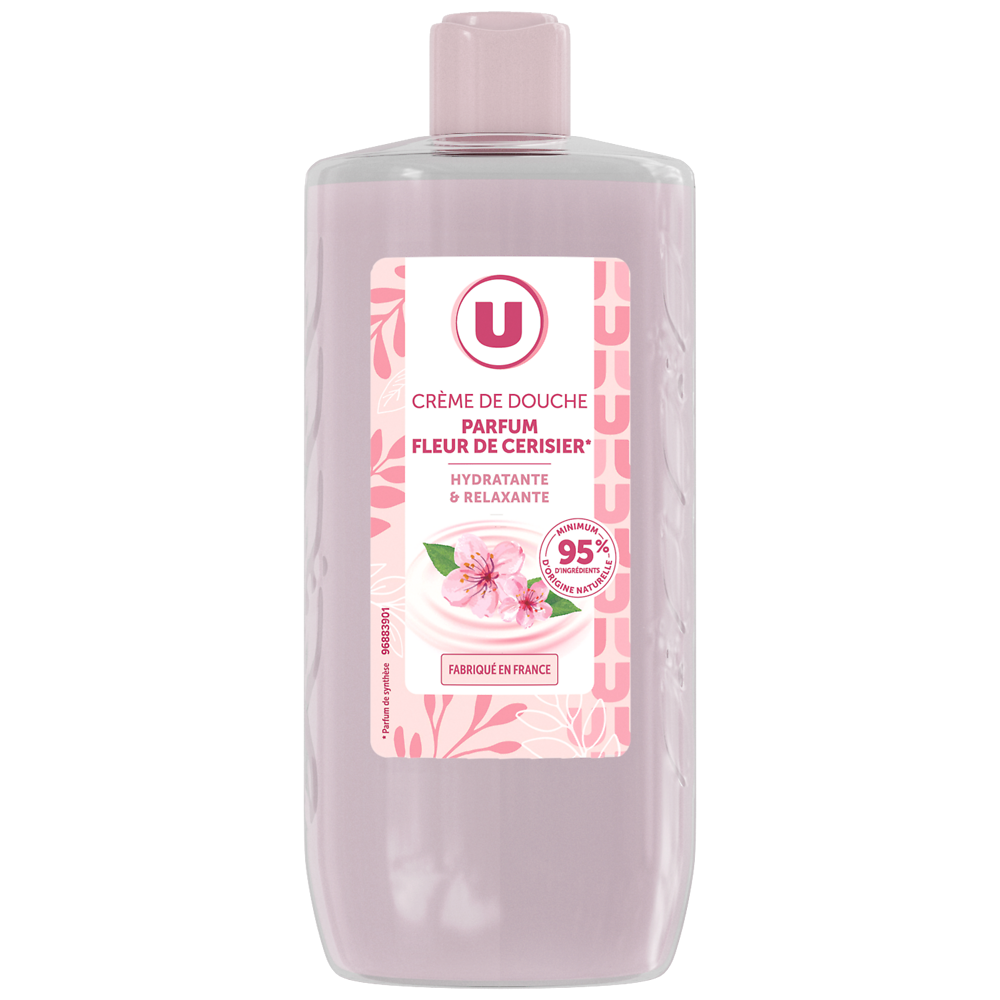 U Crème de douche fleur de cerisier, 250ml