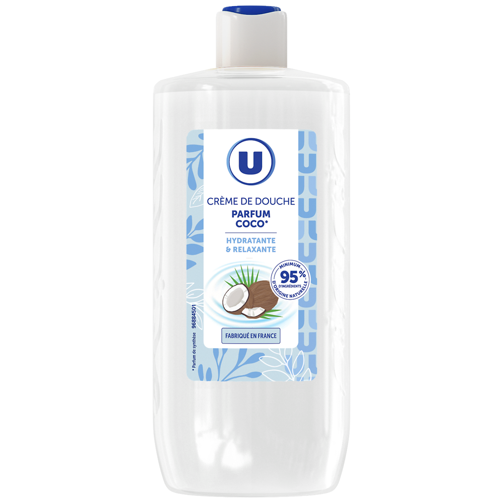 U Crème de douche coco, 250ml