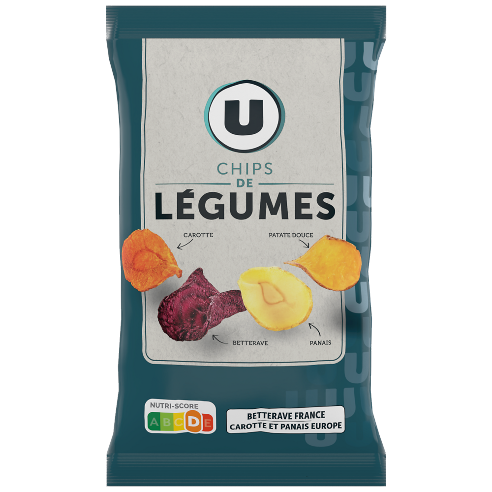 U Chips de légumes, U paquet 100g