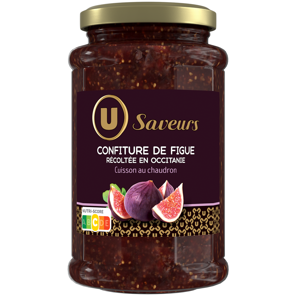 U SAVEURS Confiture de figues - 315g