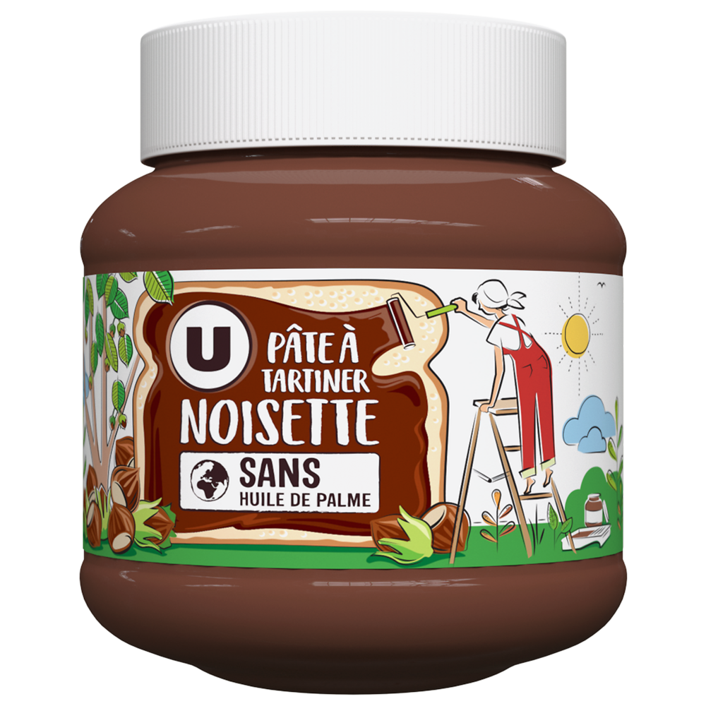 U Pate à tartiner aux noisettes 750g