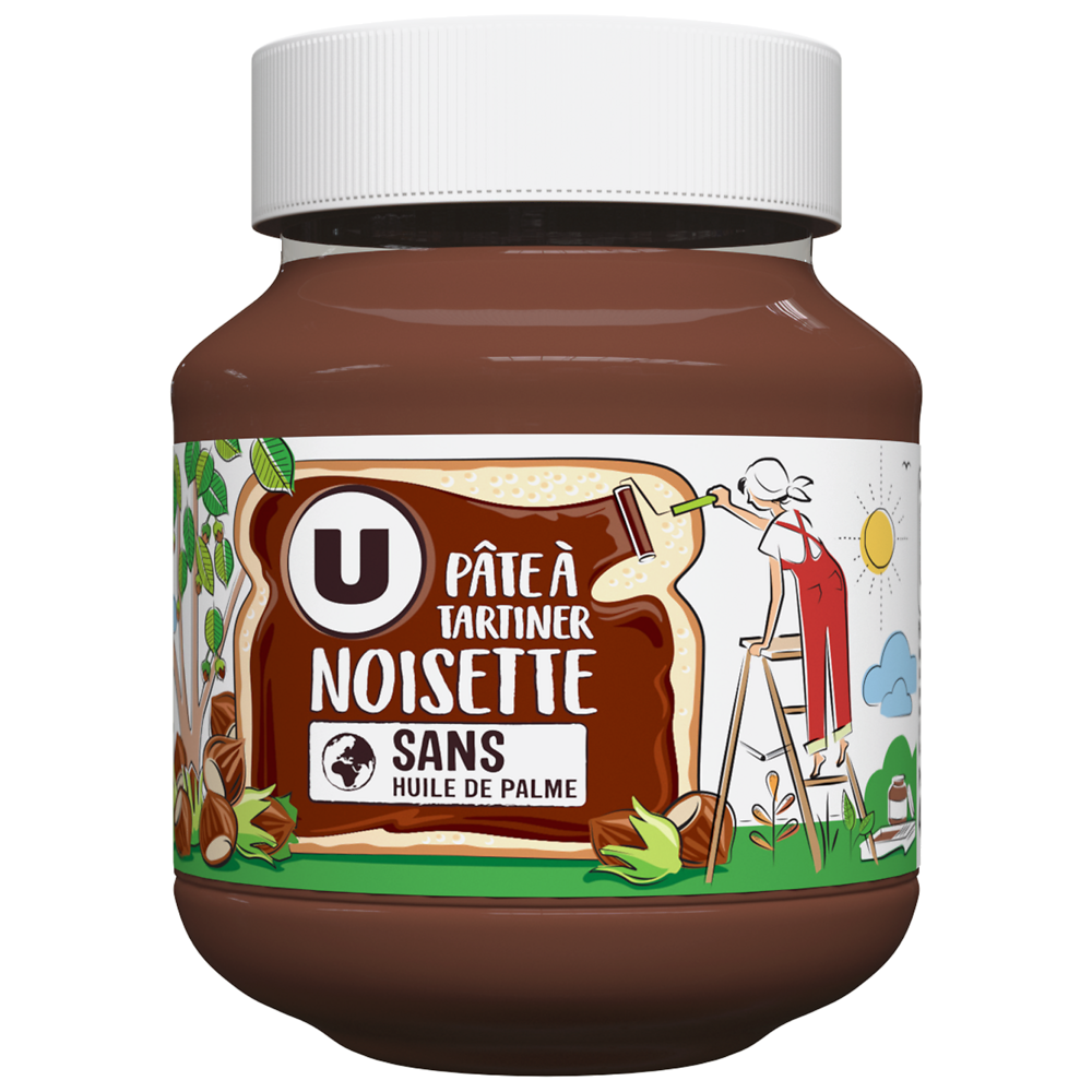 U Pâte à tartiner aux noisettes 400g