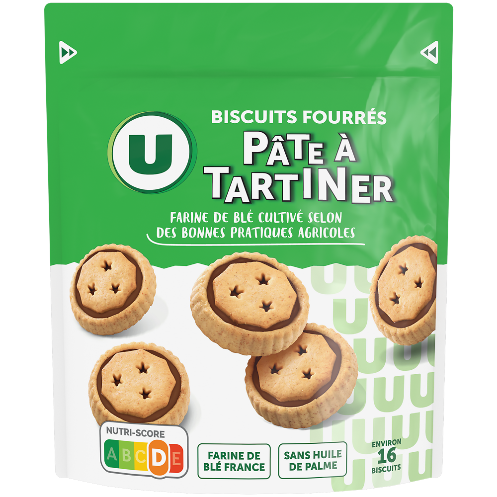 U Biscuit fourré pâte à tartiner 240g