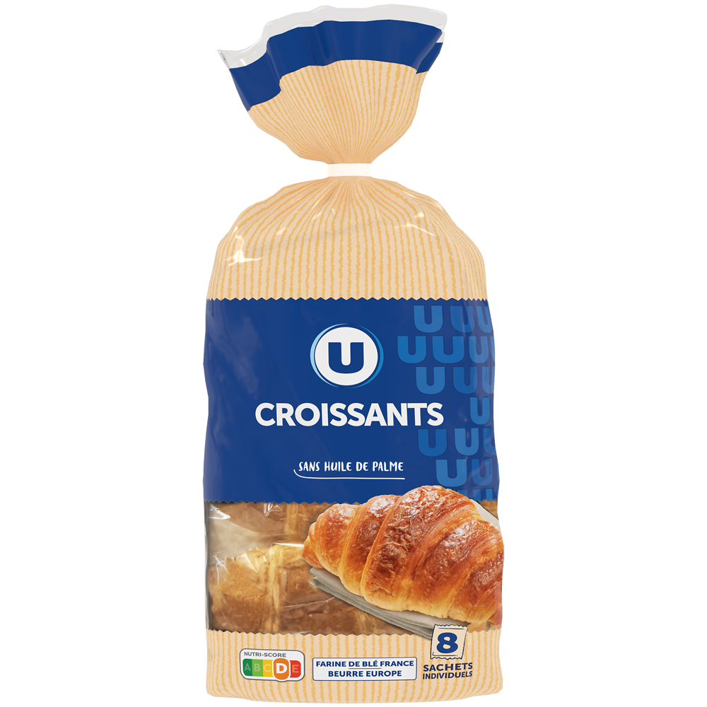 U Croissants sachet x8 320g