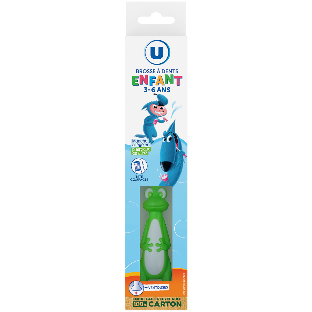 U Brosse à Dent enfant 3/6 ans x3