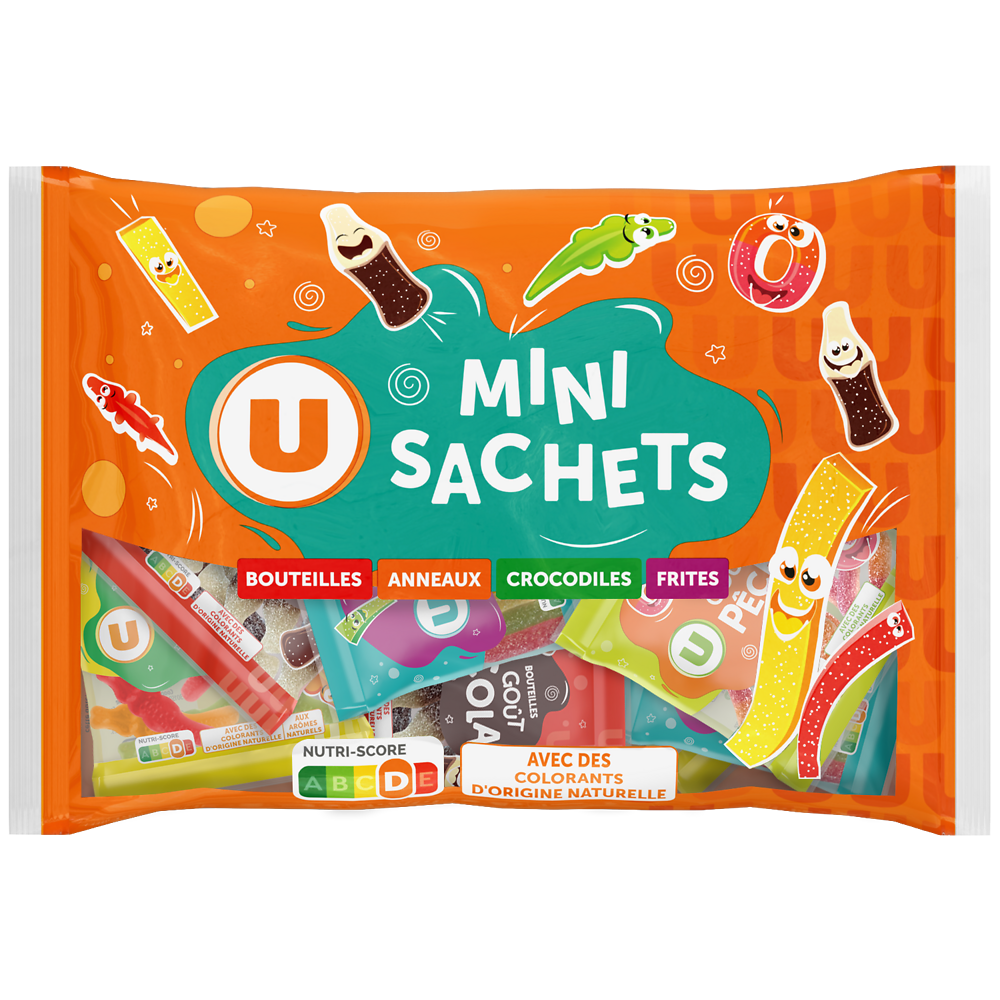 U Assortiment de bonbons gélifiés - multipack 360g