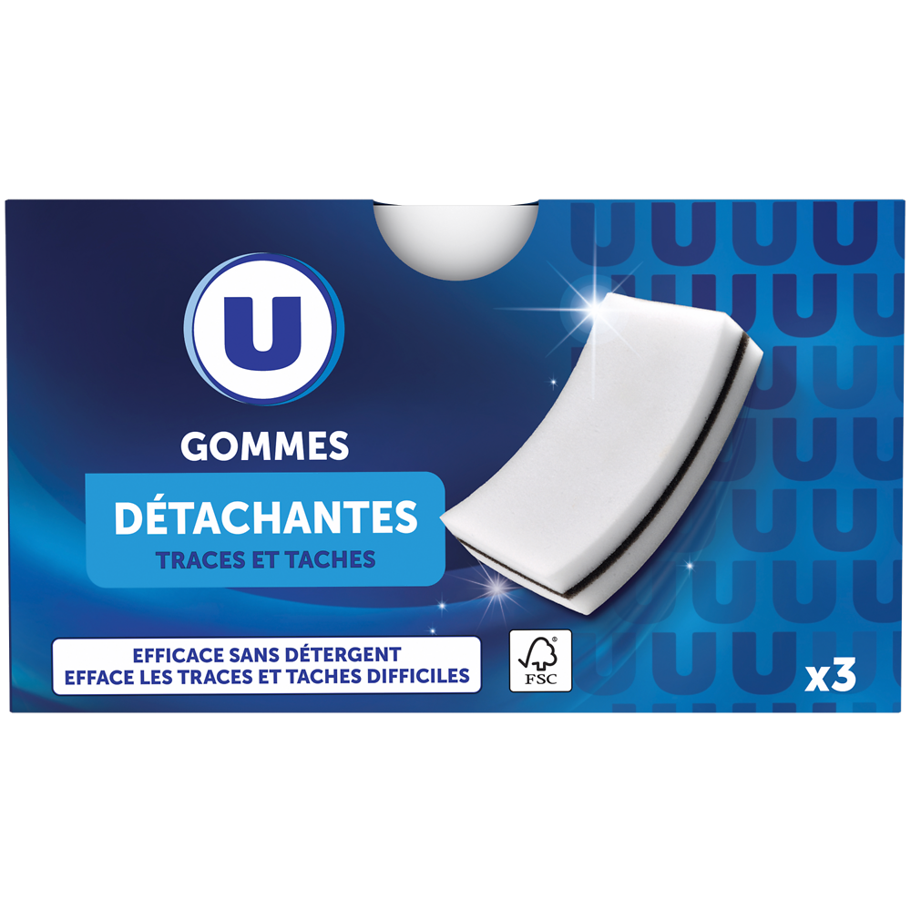 U Gomme détachante traces et tâches x2