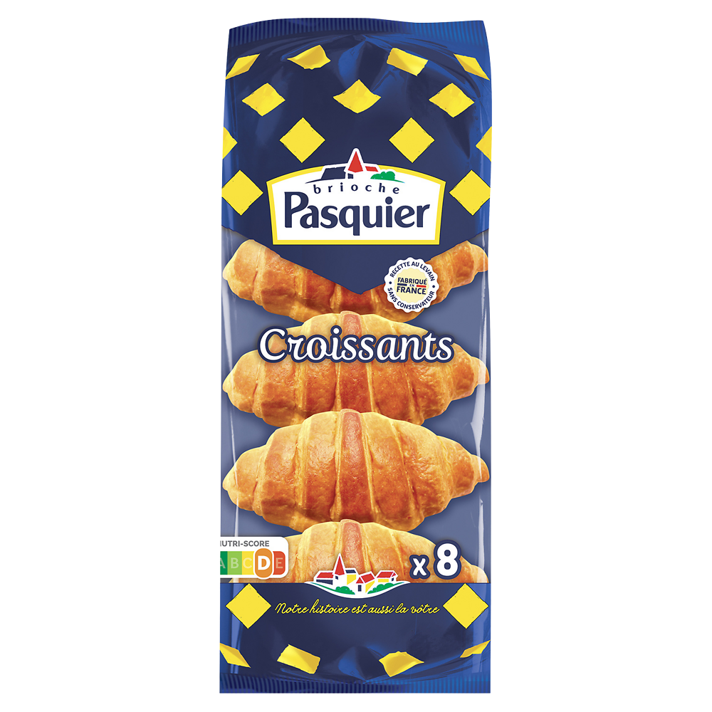 Croissants BRIOCHE PASQUIER - x8 - 320g