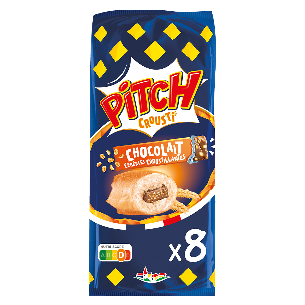 Brioche PITCH crousti  - x8 - 300g