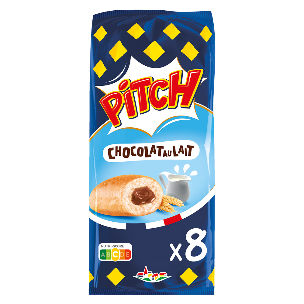 Brioche PITCH chocolat au lait  - x8 - 300g