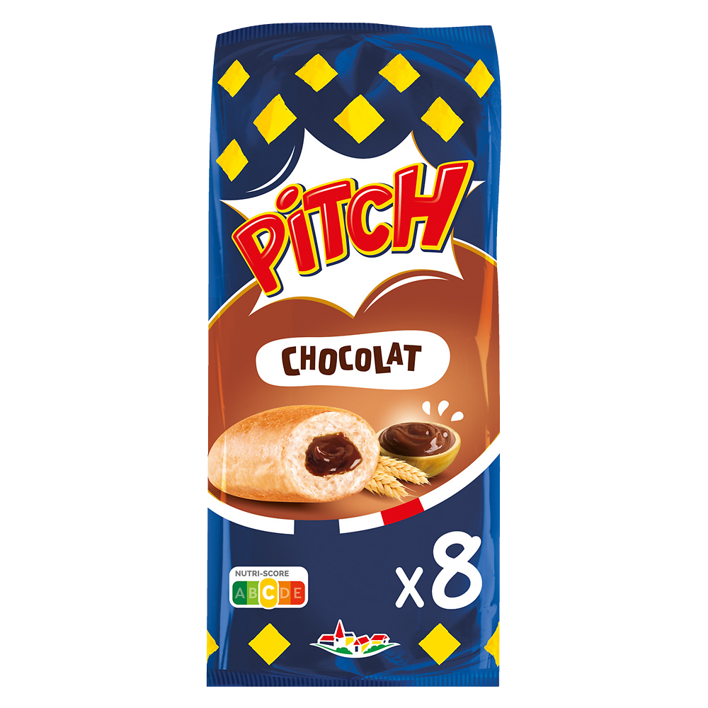 Brioche PITCH chocolat  - x8 - 300g