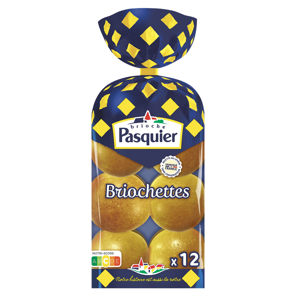 Briochettes BRIOCHE PASQUIER - x12 - 480g