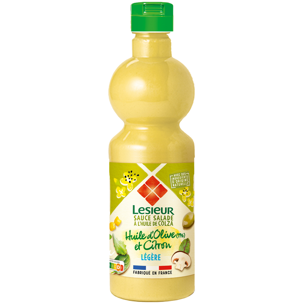 Vinaigrette légère olive/citron Lesieur 500ml