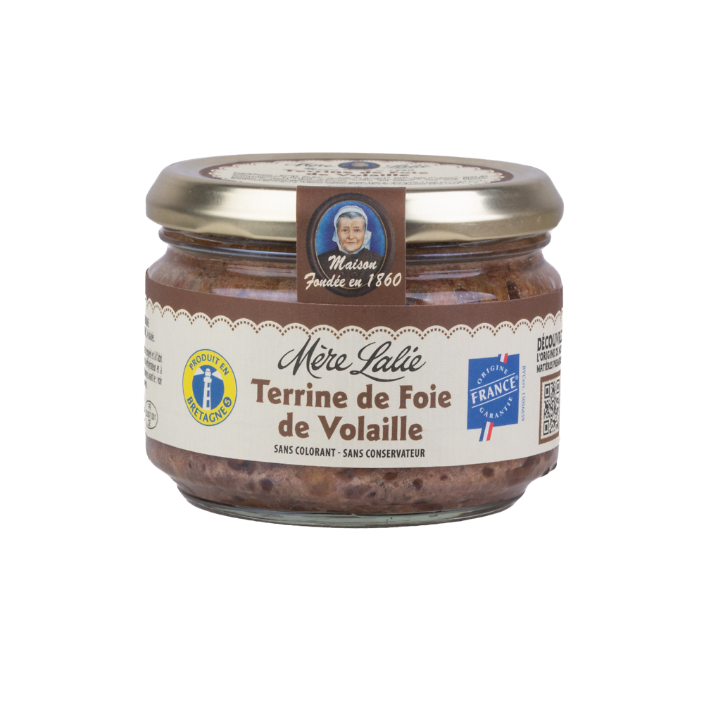 Terrine de foie de volaille Mère Lalie bocal 180g