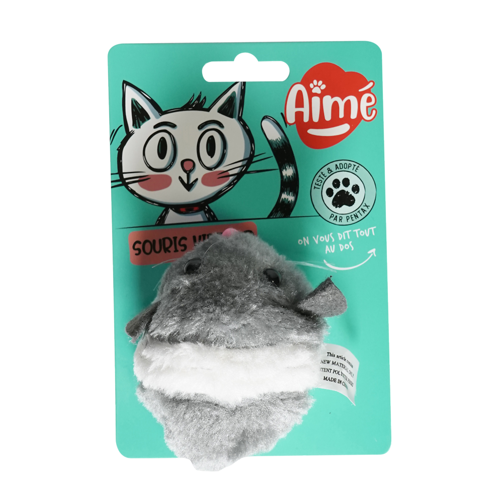 Jouet souris vibreur, AIME, 7g