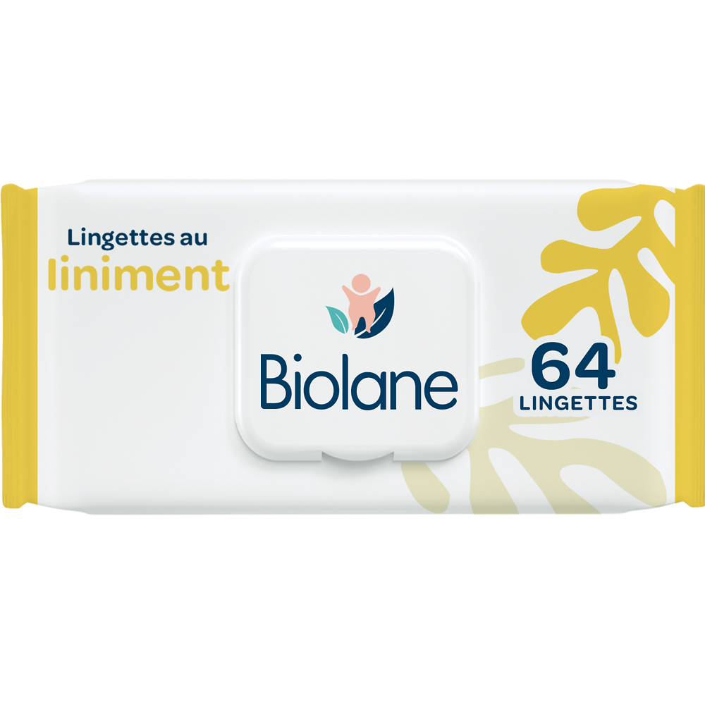 Lingette au liniment oléo calcaire BIOLANE, x64